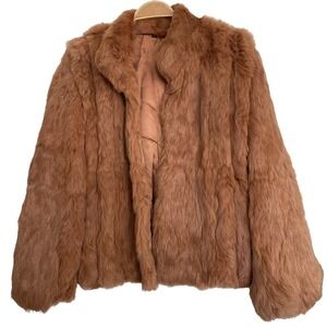 1970’s Vintage Copper Rabbit Fur Coat